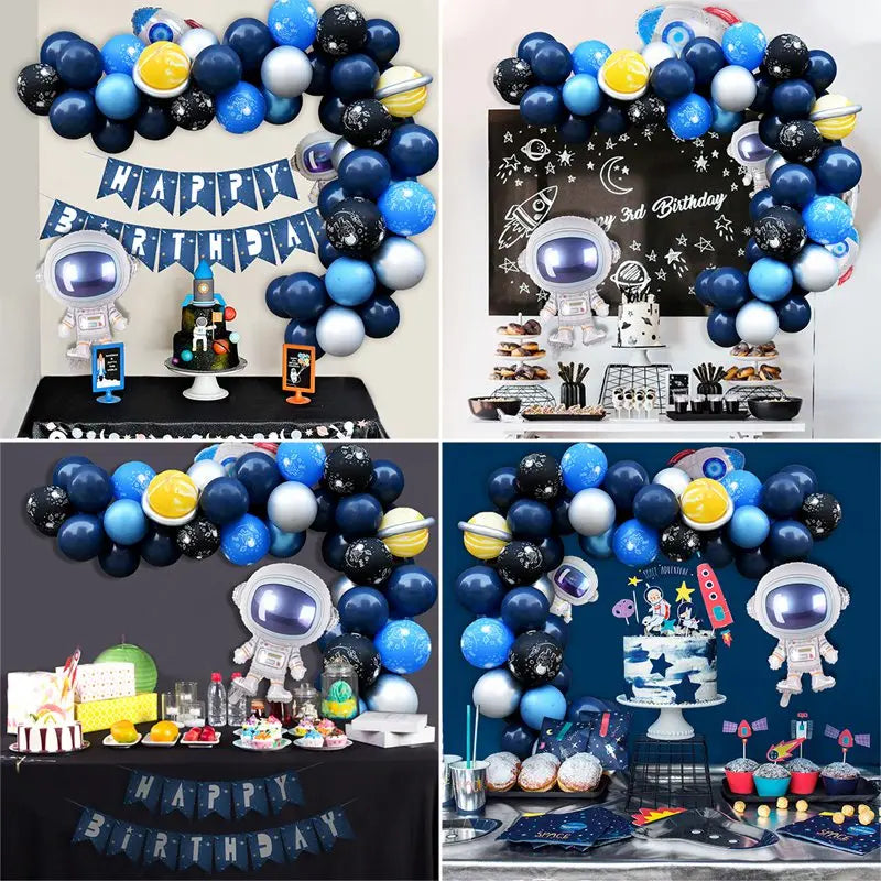 Outer Space Astronaut Balloon Kit for Kids' Birthday