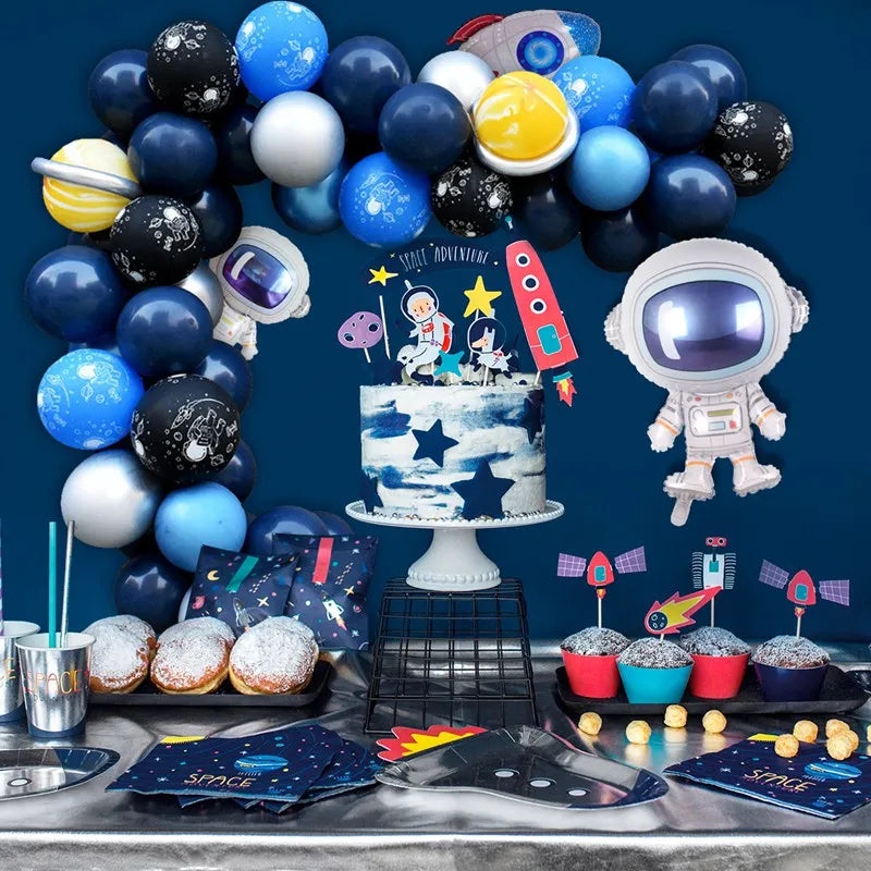 Outer Space Astronaut Balloon Kit for Kids' Birthday