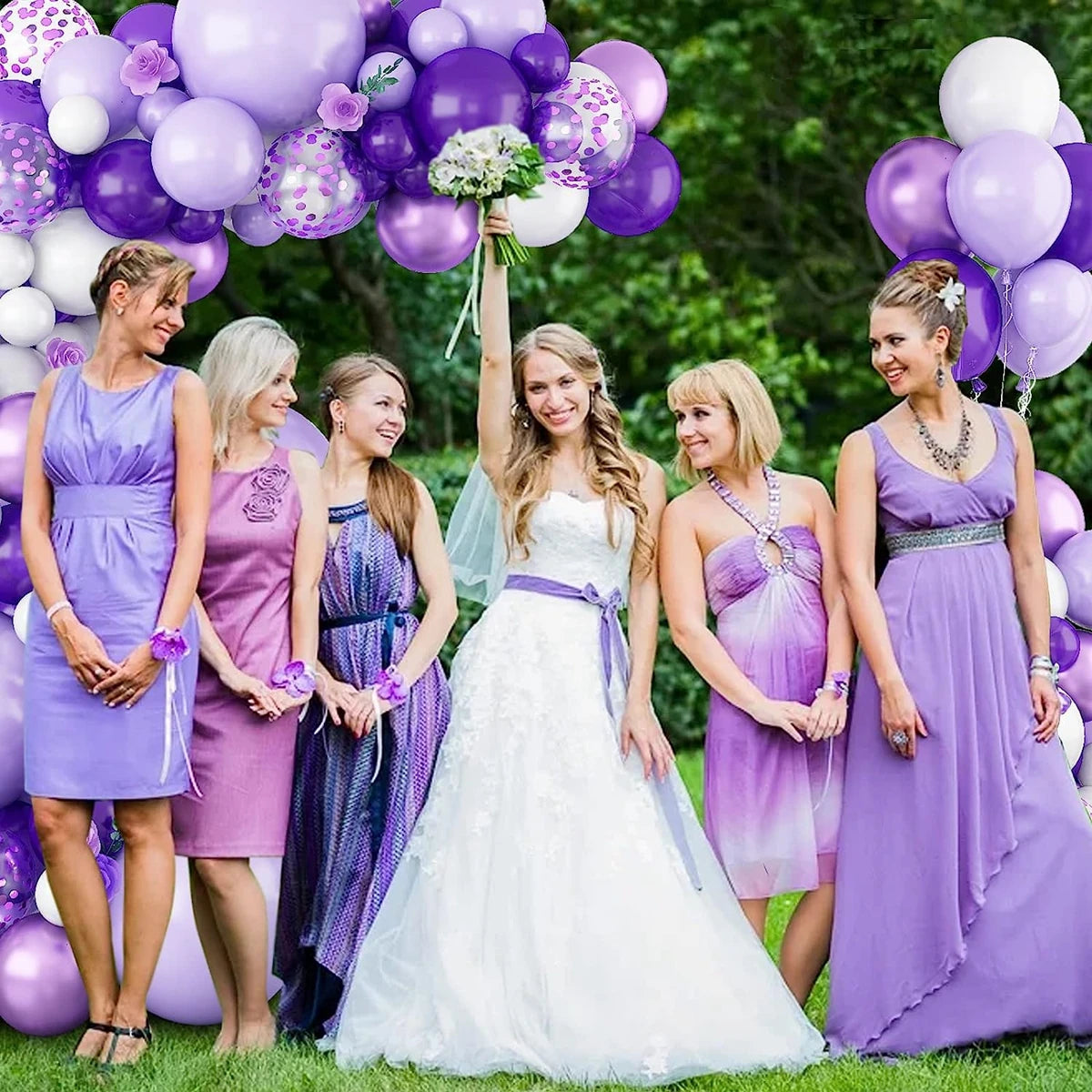 Purple Balloon Garland Kit for Parties & Events"