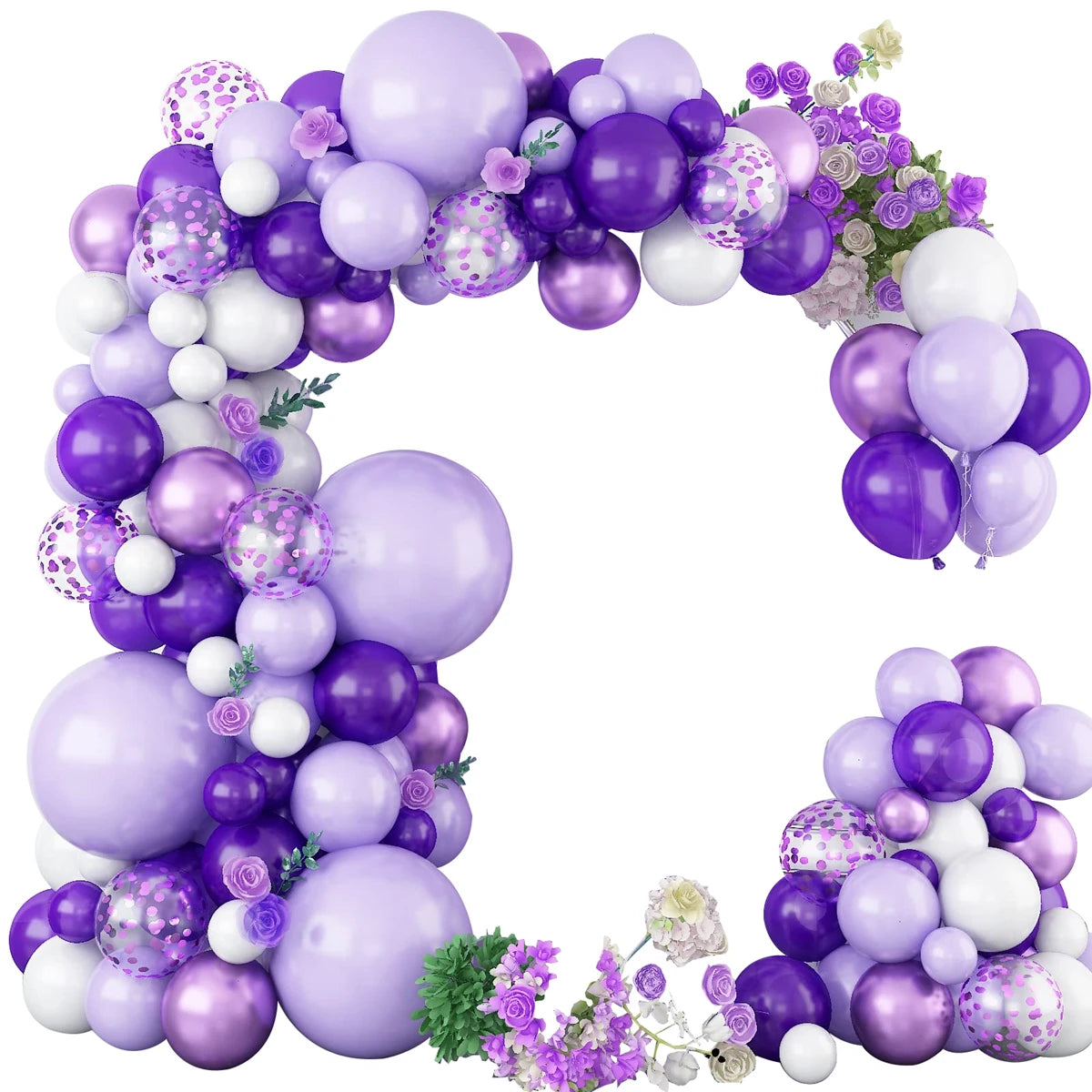 Purple Balloon Garland Kit for Parties & Events"